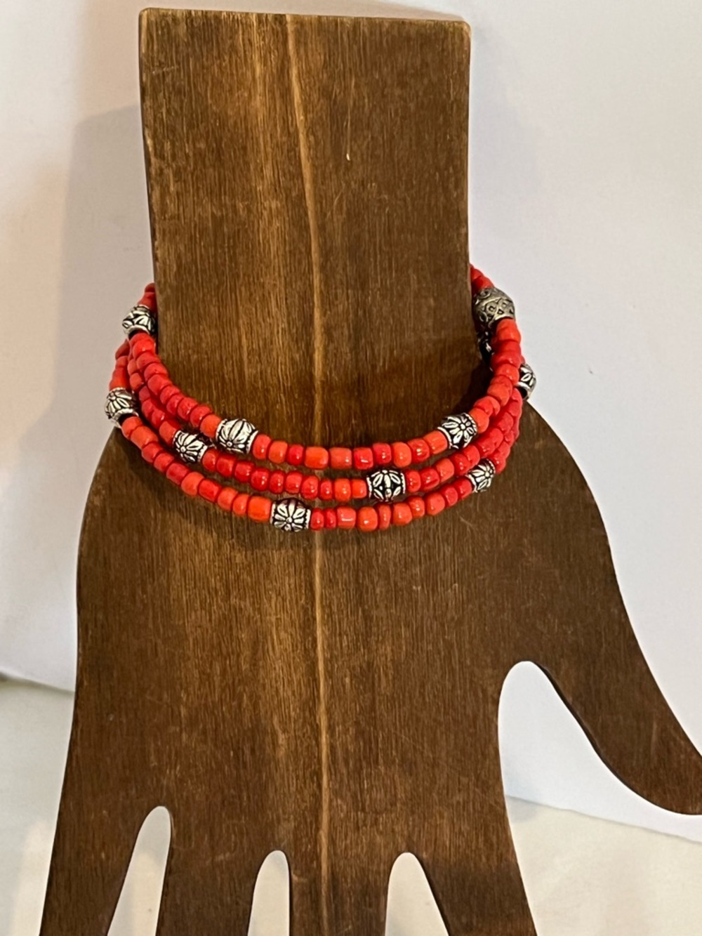 Coral Wrap Bracelet